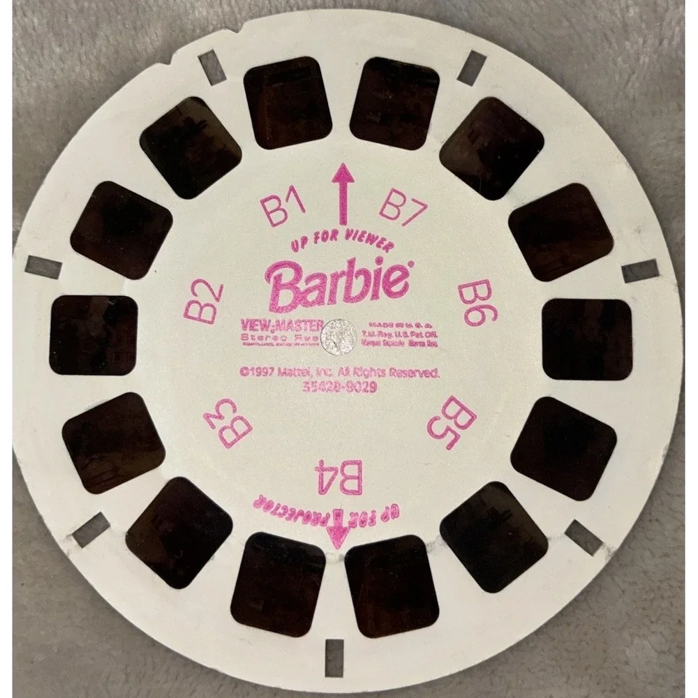 Vintage 1989 Mickey Mouse‎ 3D View Master Reels Disney Muppets Barbie Hot Wheels